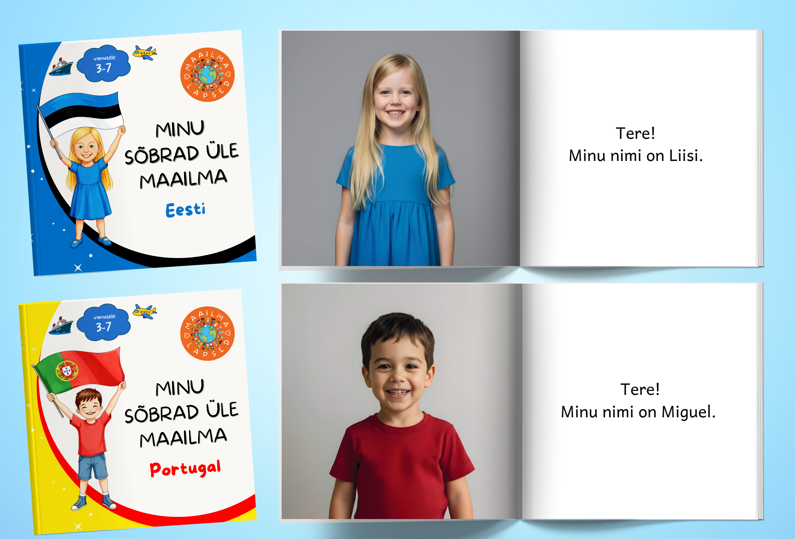 Raamat "Minu sõbrad ümber maailma"