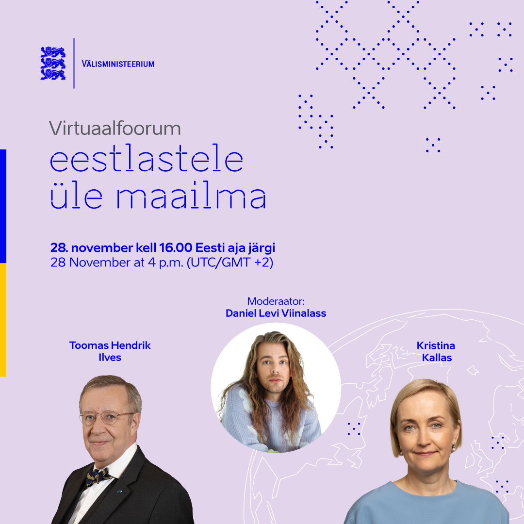 Virtuaalfoorum eestlastele üle maailma toimub 28. novembril